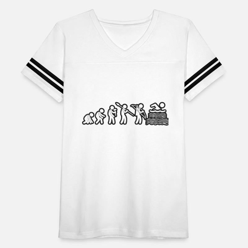 Evolution Swimming White Grunge