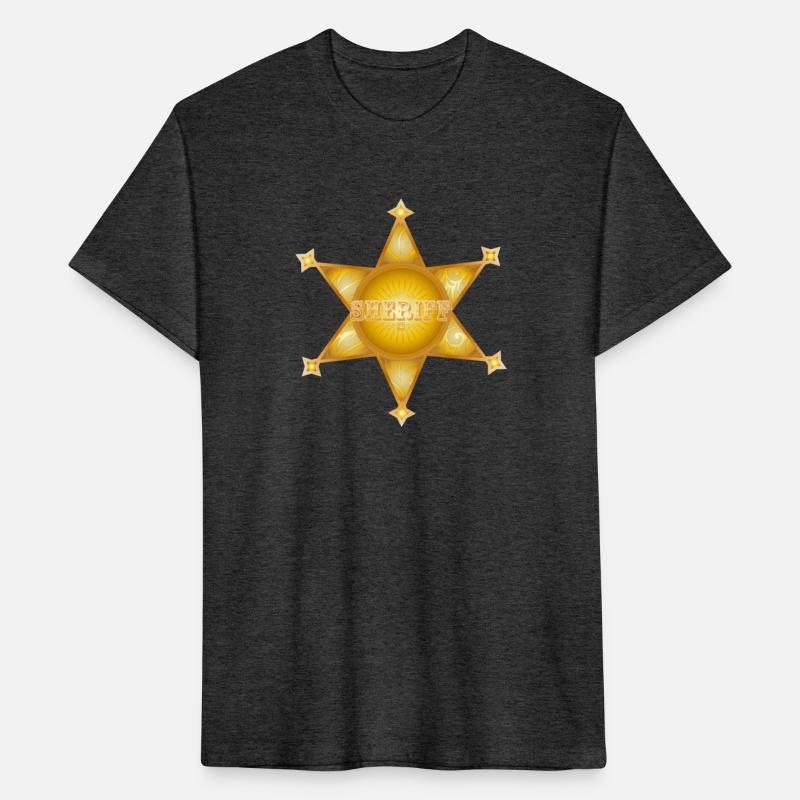 exceptional gold-colored sheriff's star