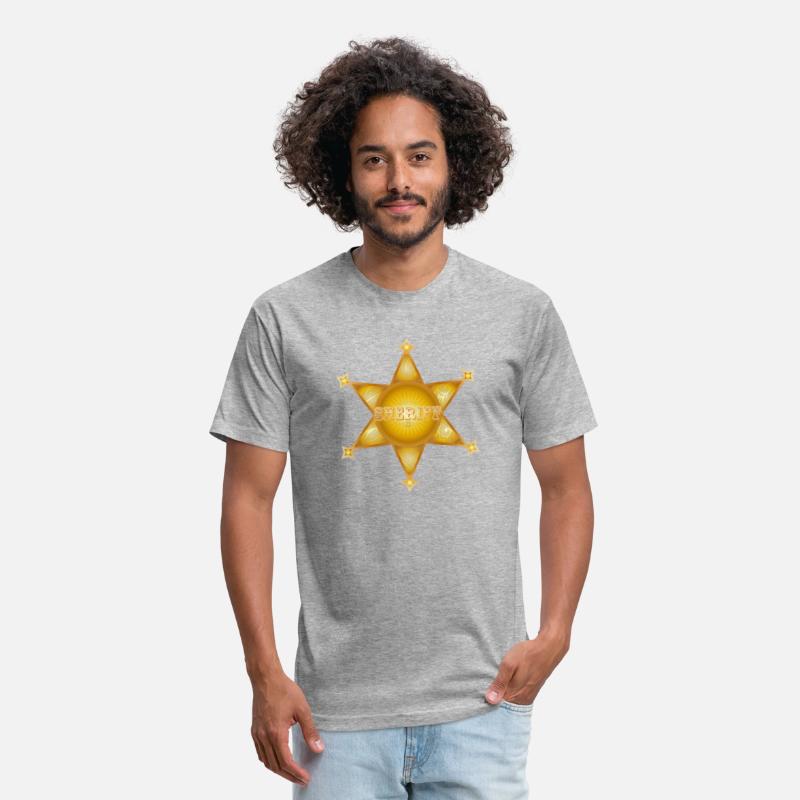 exceptional gold-colored sheriff's star