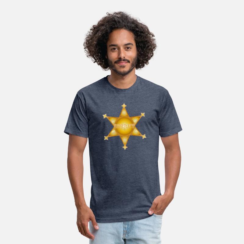exceptional gold-colored sheriff's star