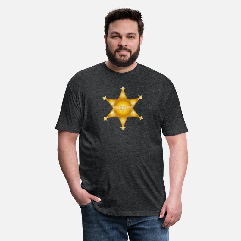 exceptional gold-colored sheriff's star