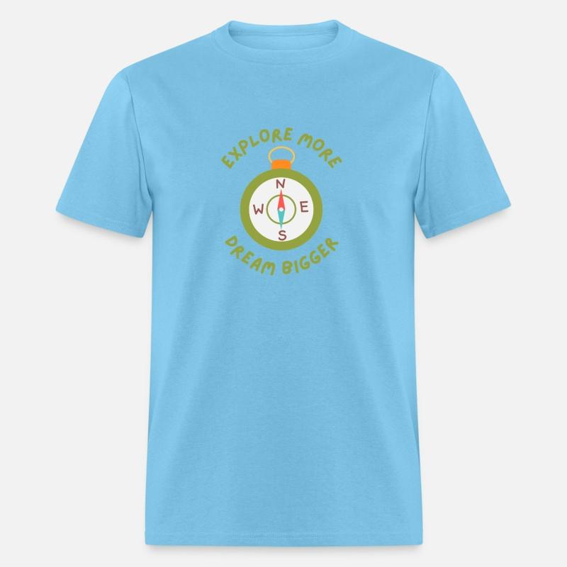 Explore More, Dream Bigger Compass Adventure art