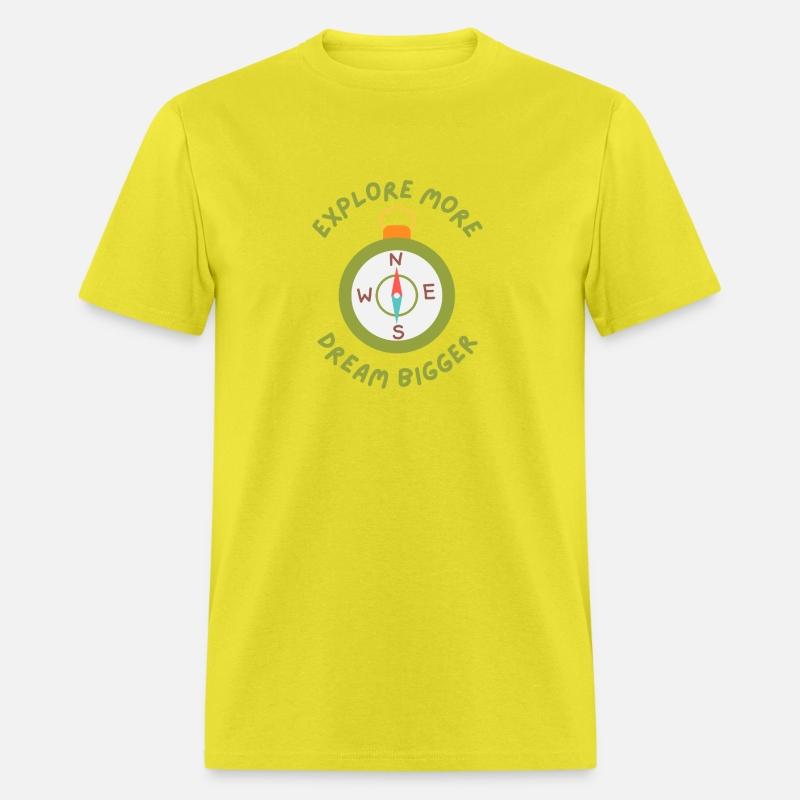 Explore More, Dream Bigger Compass Adventure art