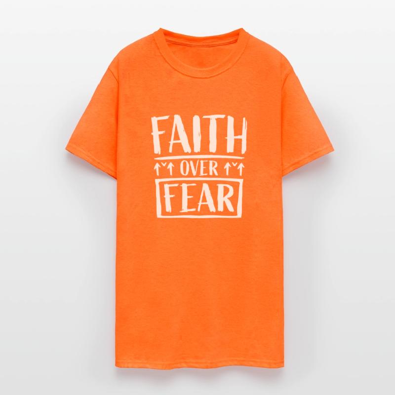 Faith over Fear Love Jesus Christ Religion Quote