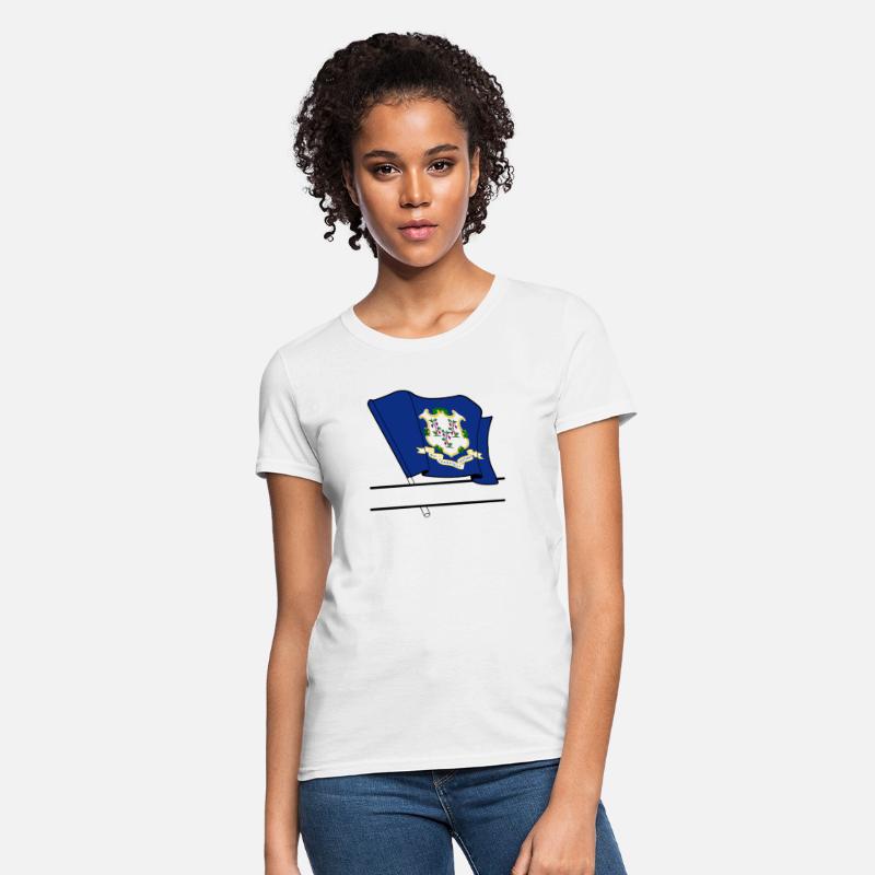 Flag Connecticut text banner