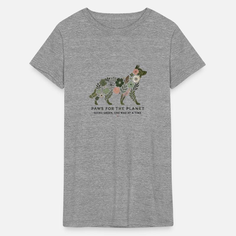 Floral Dog Promoting Green Living and Sustainabili