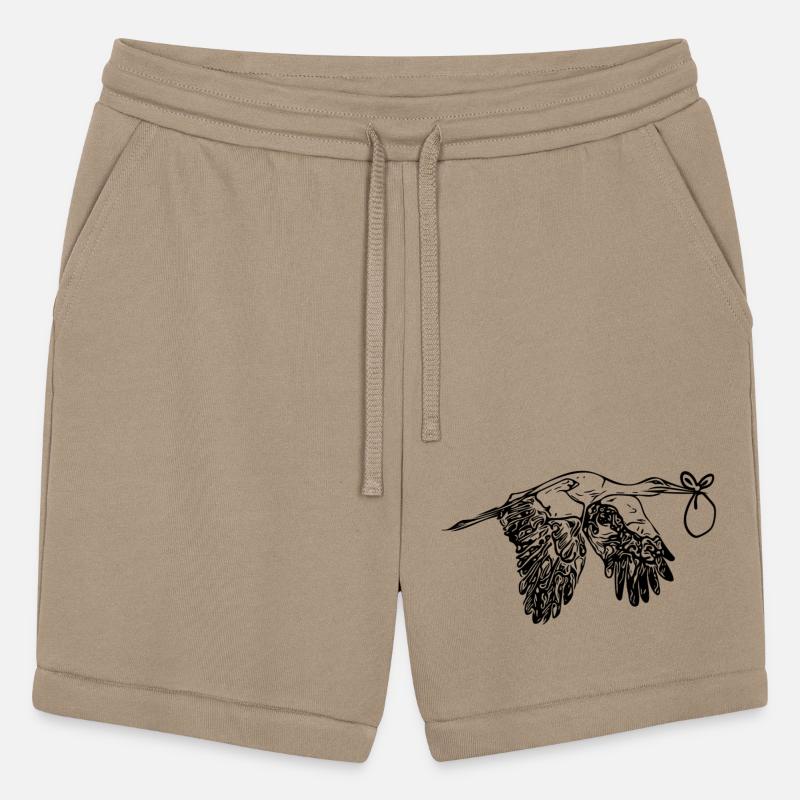 Flying Stork Offspring Delivery