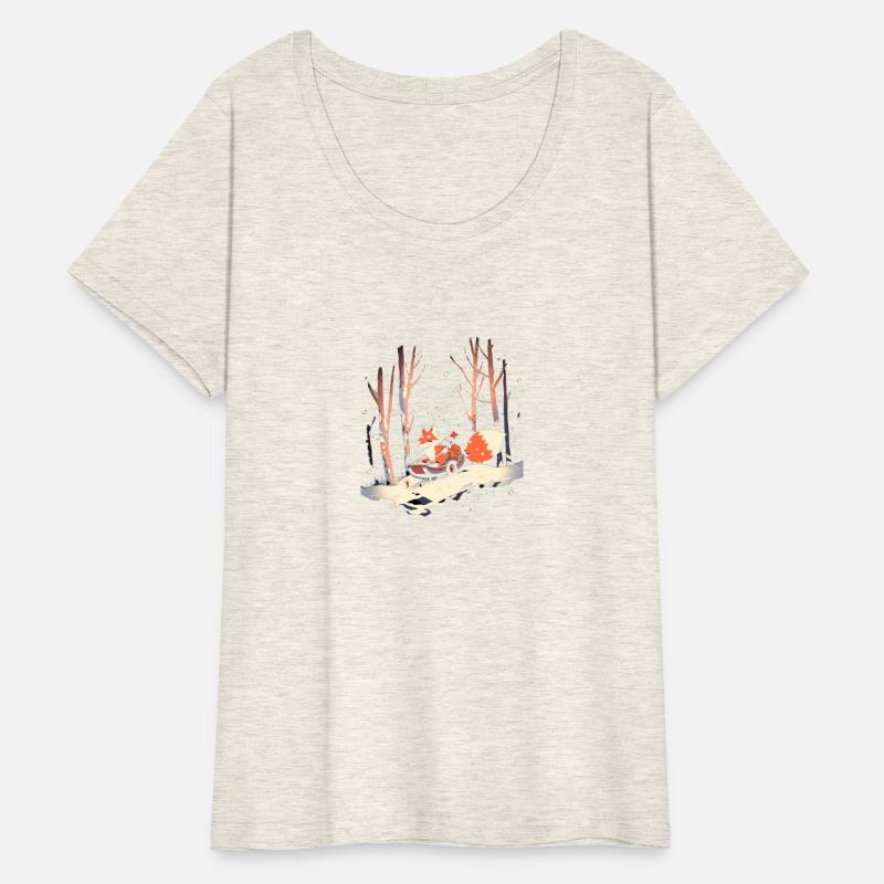 Fox Riding Sled Sledge Sleighing Snow Sledging