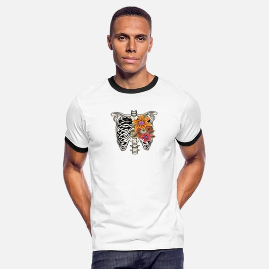 Fun Halloween Designs Skeleton Rib Cage and