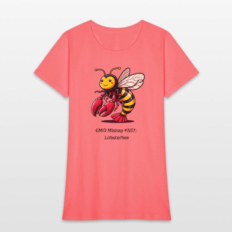 Funny Genetically Mutated Lobster Bee Geek GMO