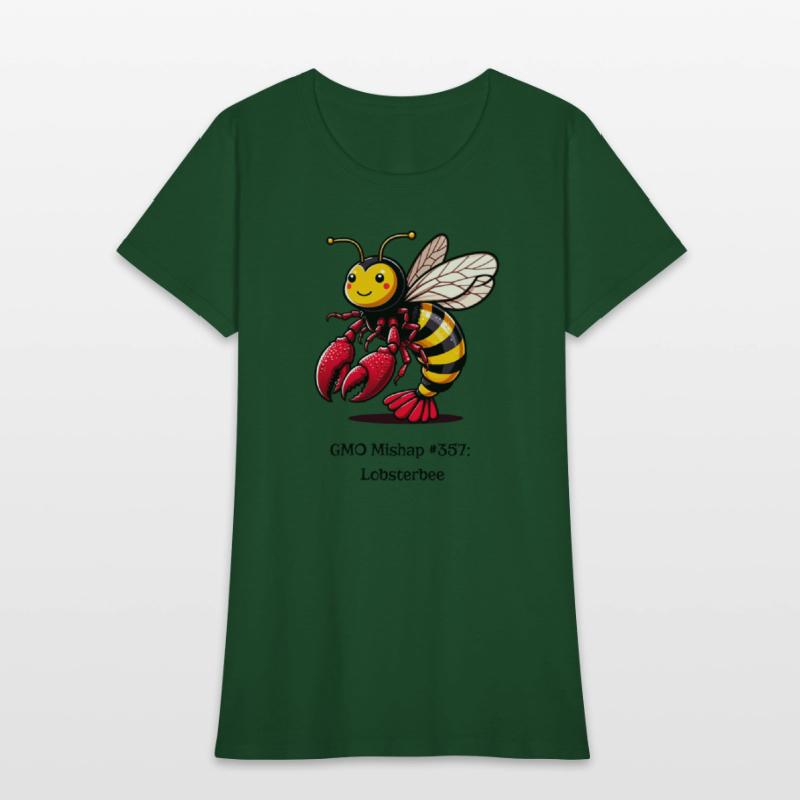 Funny Genetically Mutated Lobster Bee Geek GMO