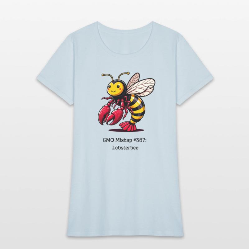Funny Genetically Mutated Lobster Bee Geek GMO