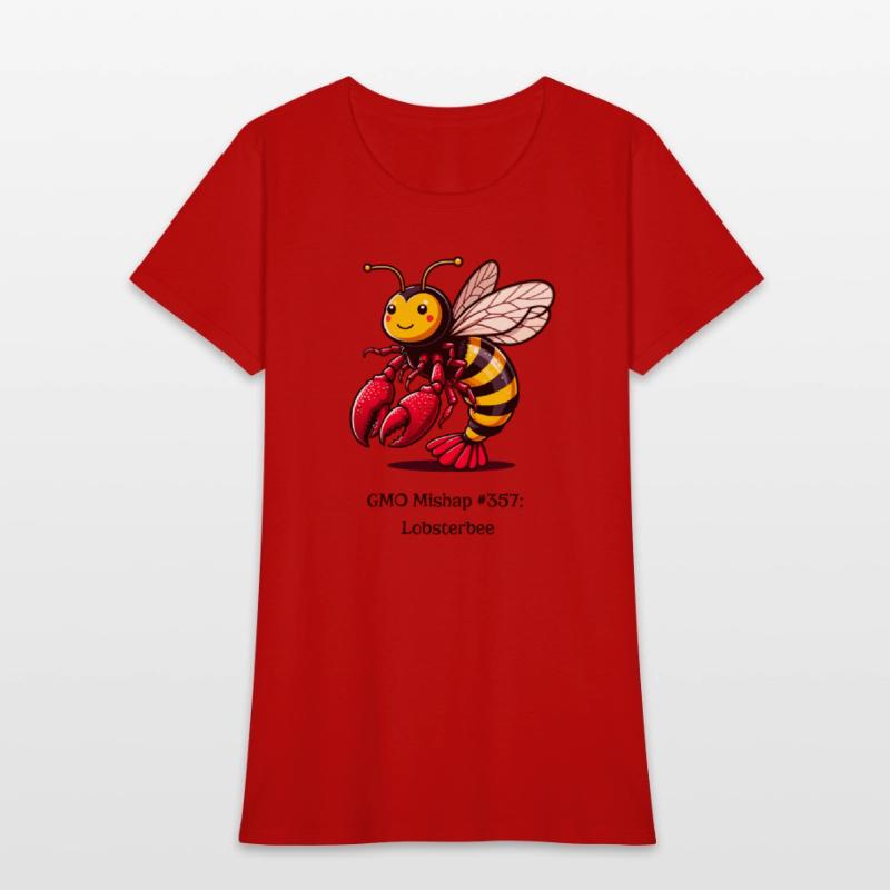 Funny Genetically Mutated Lobster Bee Geek GMO