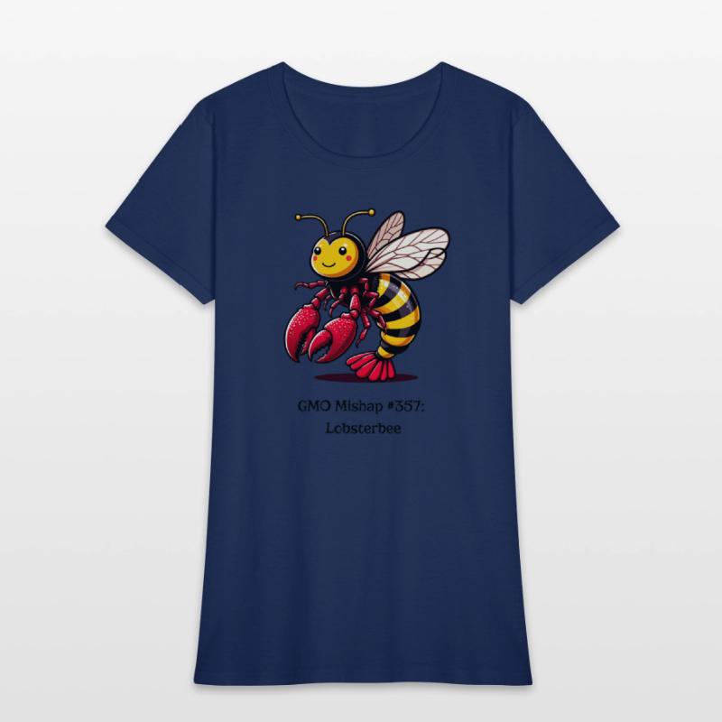 Funny Genetically Mutated Lobster Bee Geek GMO
