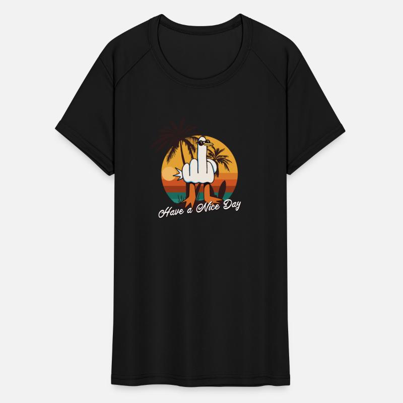 Funny Seagull Middle Finger - Have a Nice Day