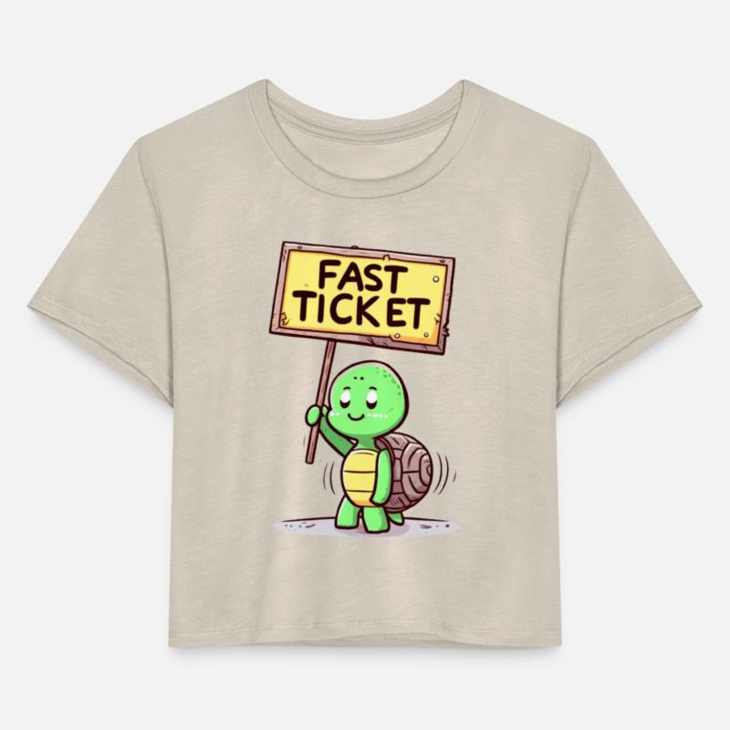 Funny turtle:"fast ticket!"