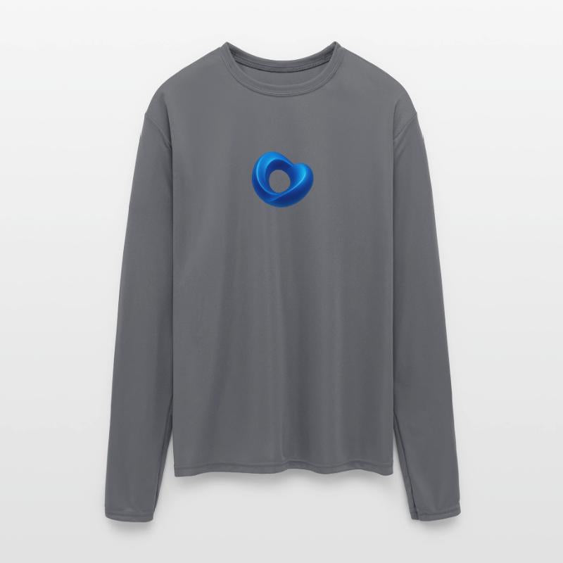 Futuristic Blue Circular Pattern