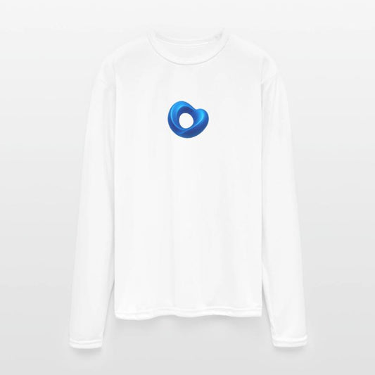 Futuristic Blue Circular Pattern