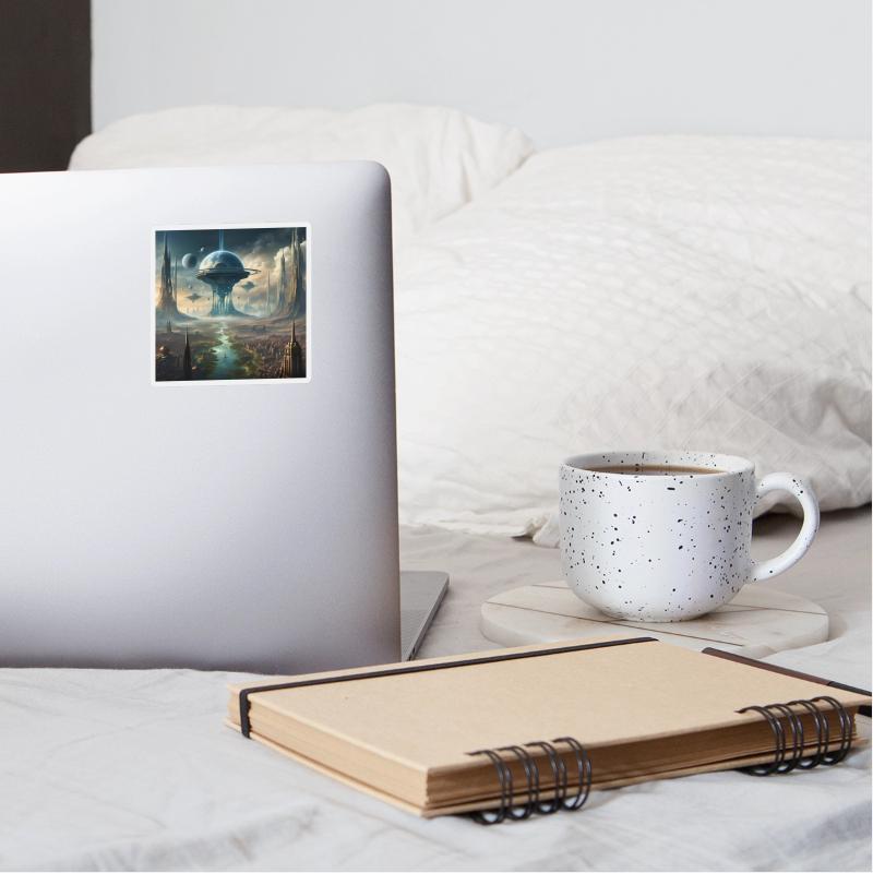 Futuristic Sci-Fi City Tower Design Alien Planet