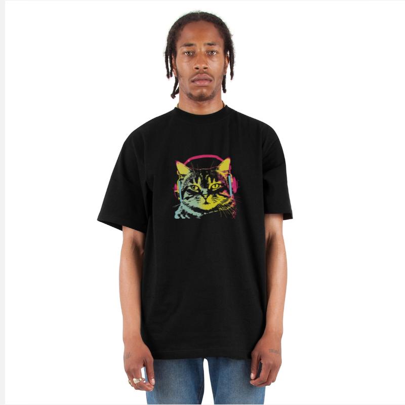 Gamer Cat Music Lover