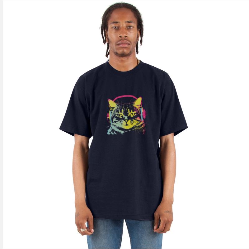 Gamer Cat Music Lover