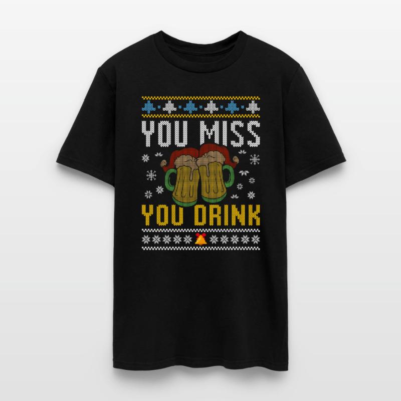 Gamer X-Mas You Missed You Drink Drinking Game