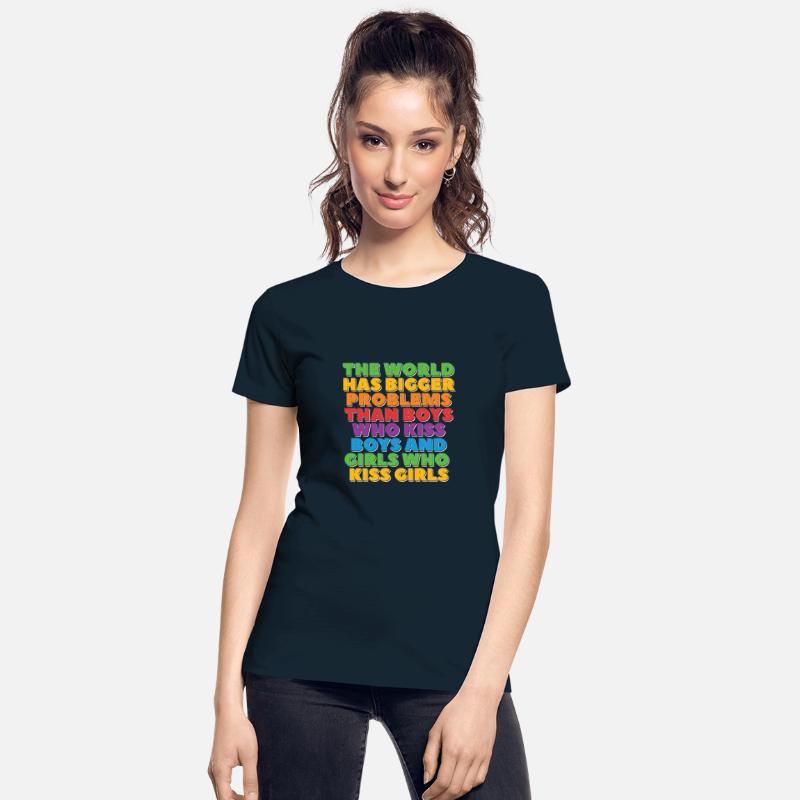 Gay Pride Lesbian LGBT Rainbow Bigger problems