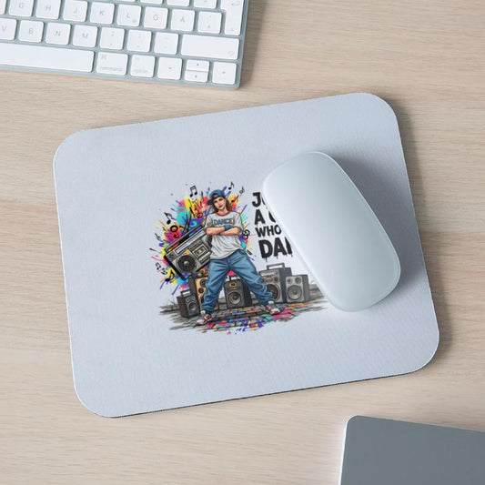 Girl Dancing with Boombox and Bright Colors