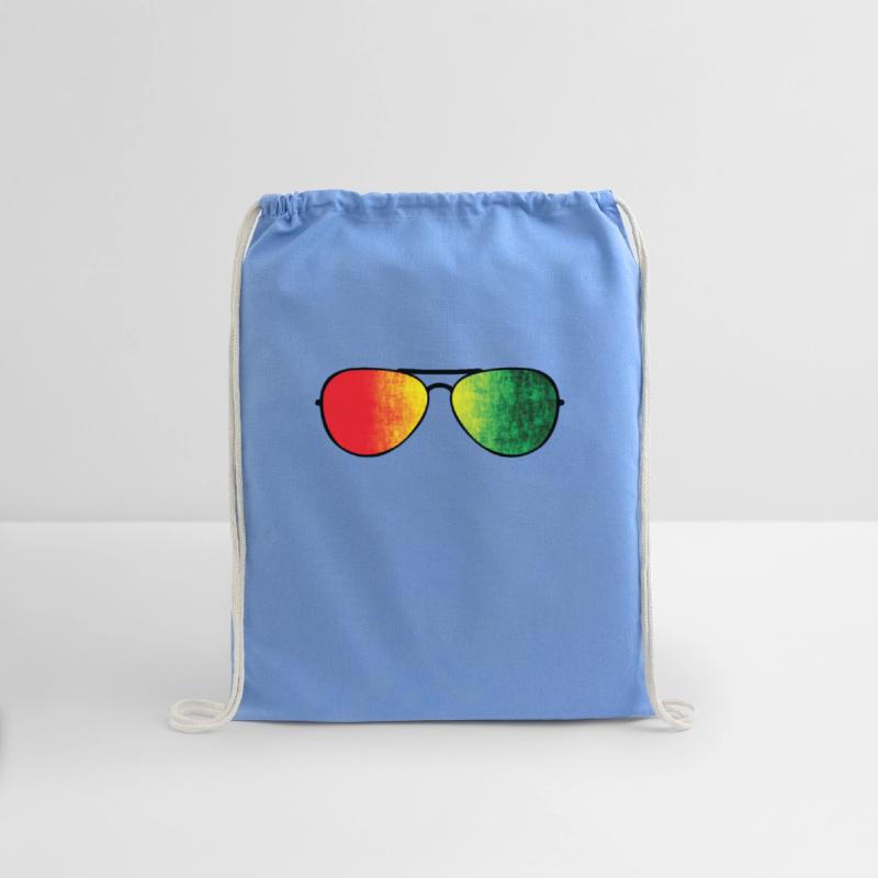 Glasses with bright Colors of Africa Continent