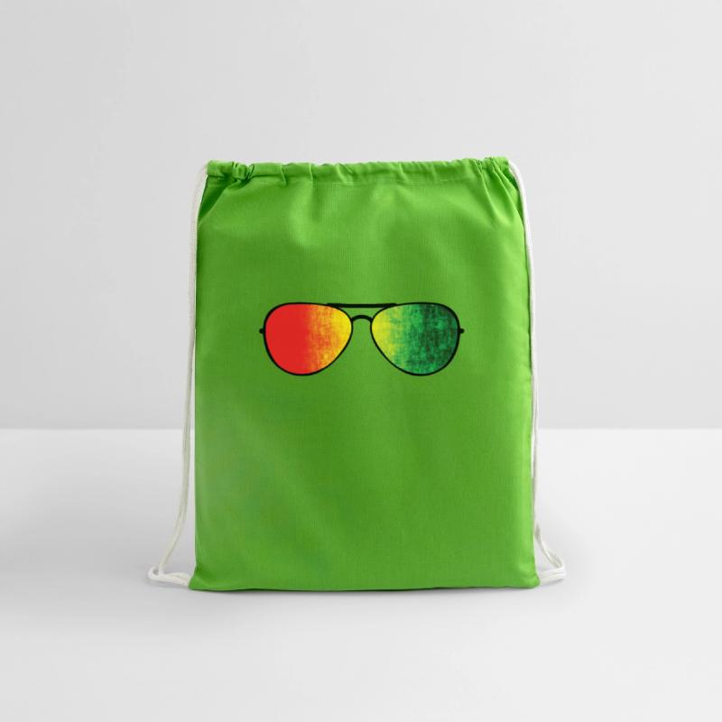 Glasses with bright Colors of Africa Continent