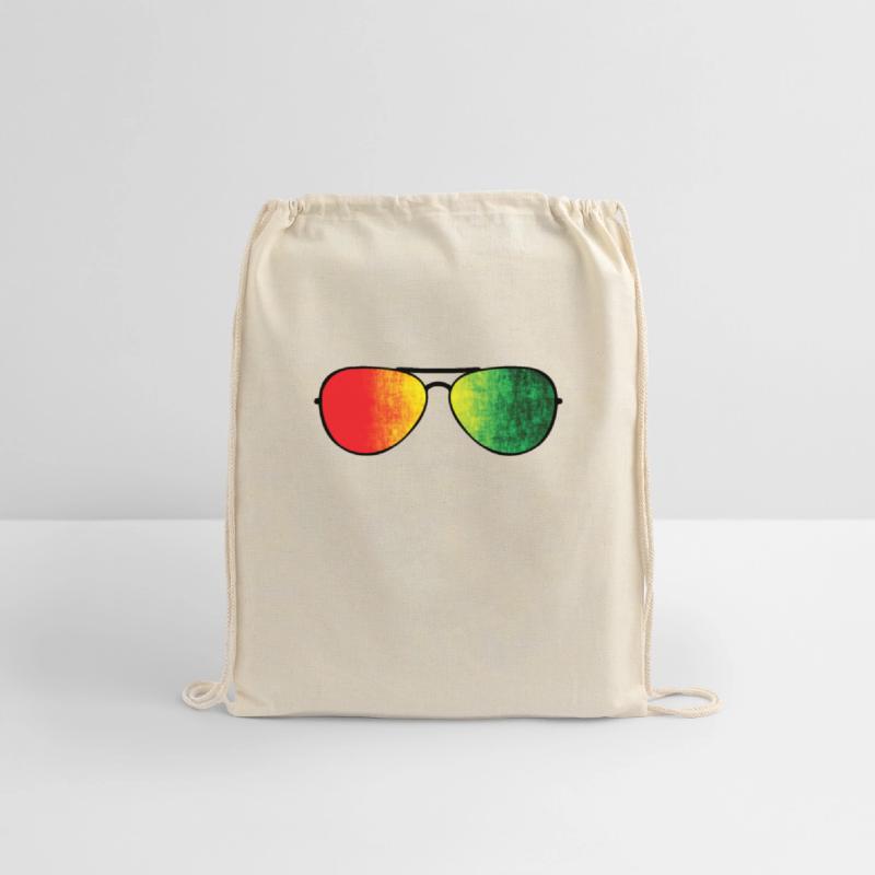 Glasses with bright Colors of Africa Continent