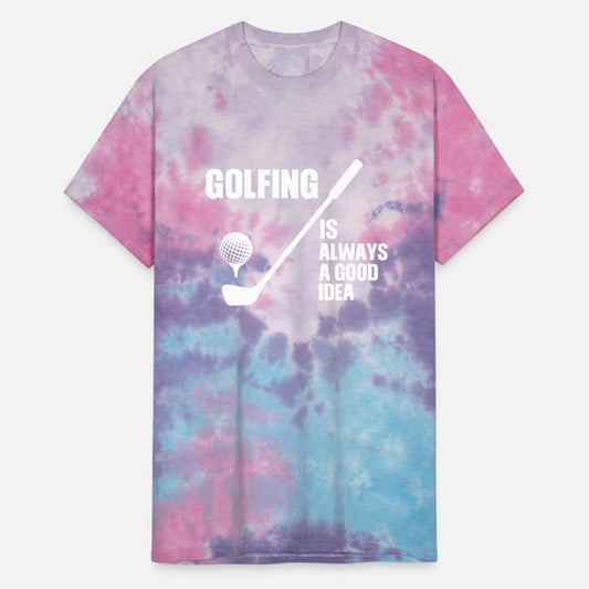 Golfing is always a good idea t shirt