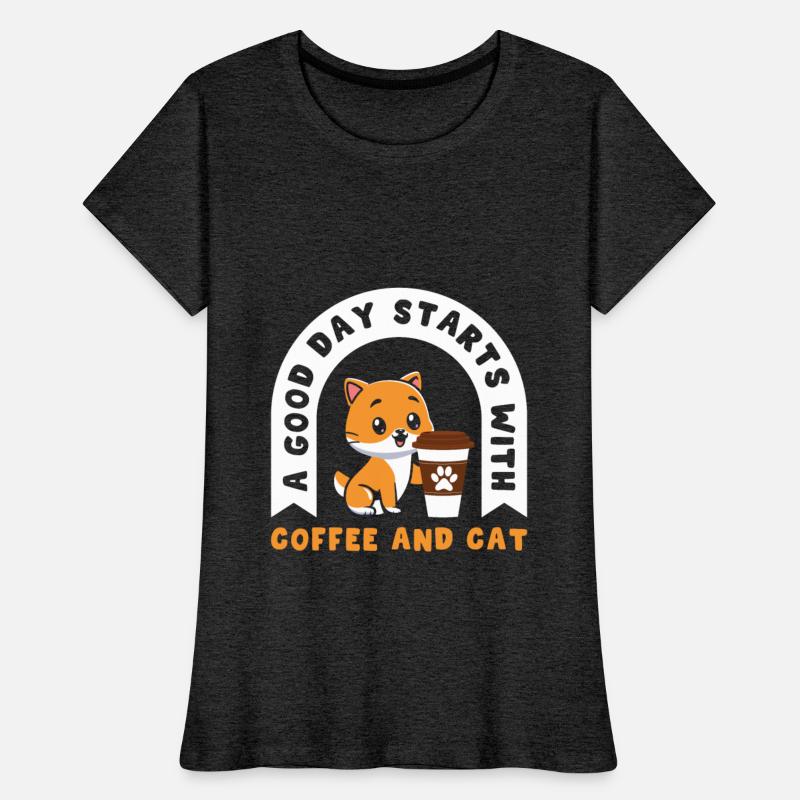 good day starts with coffee and cats