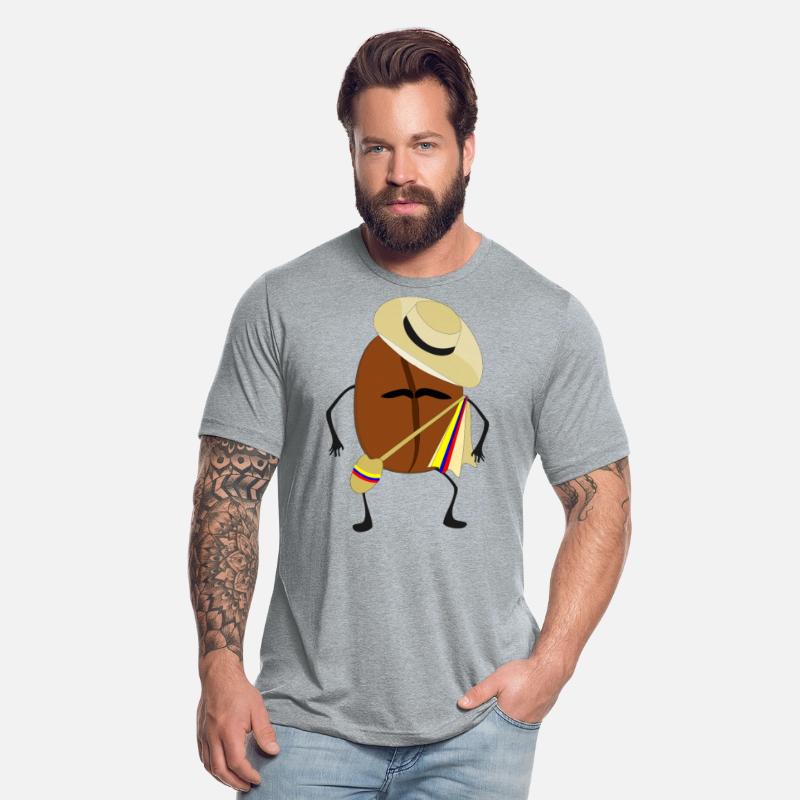 grano de cafe colombiano