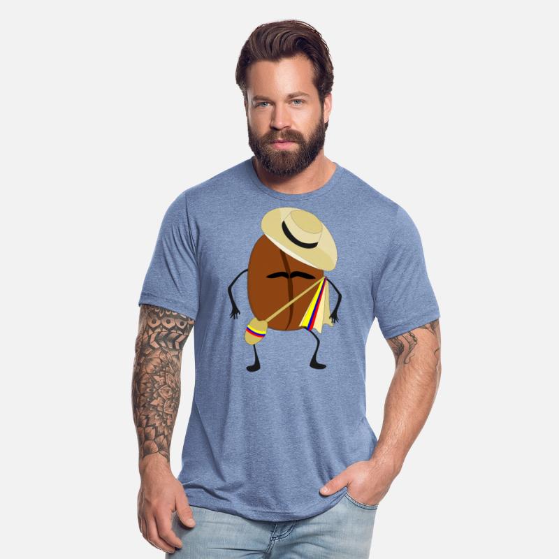 grano de cafe colombiano