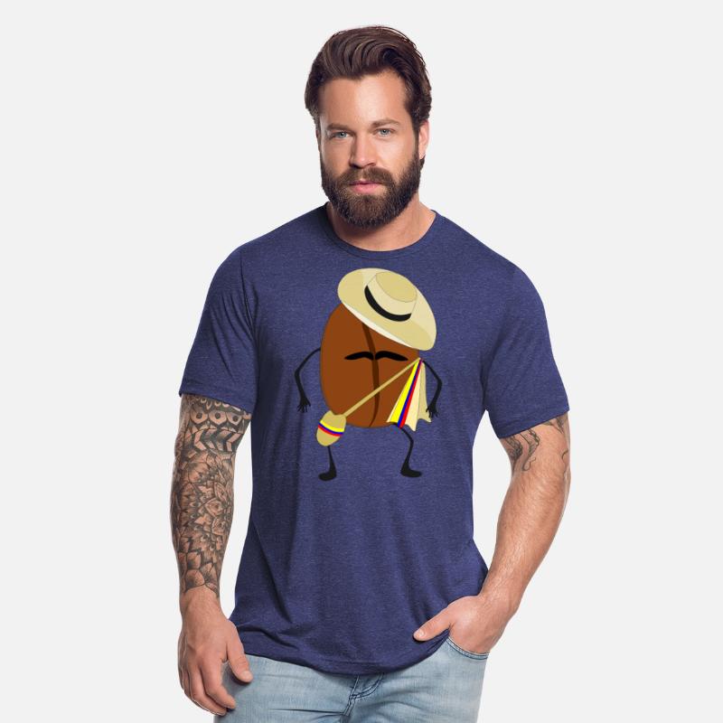 grano de cafe colombiano