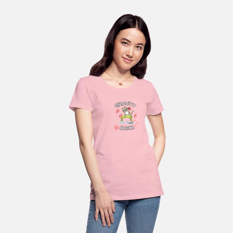 Gravity Check T-shirt funny cat shirt relatable