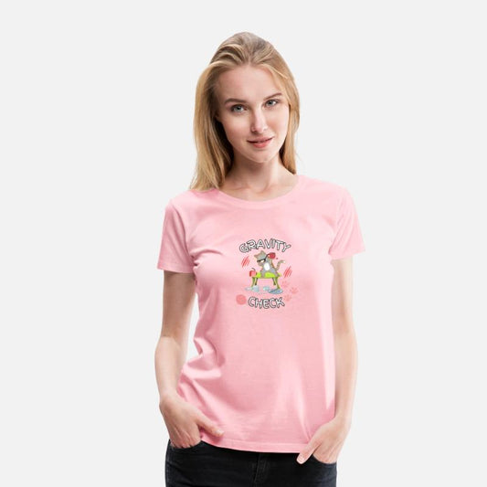 Gravity Check T-shirt funny cat shirt relatable