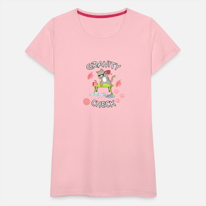 Gravity Check T-shirt funny cat shirt relatable