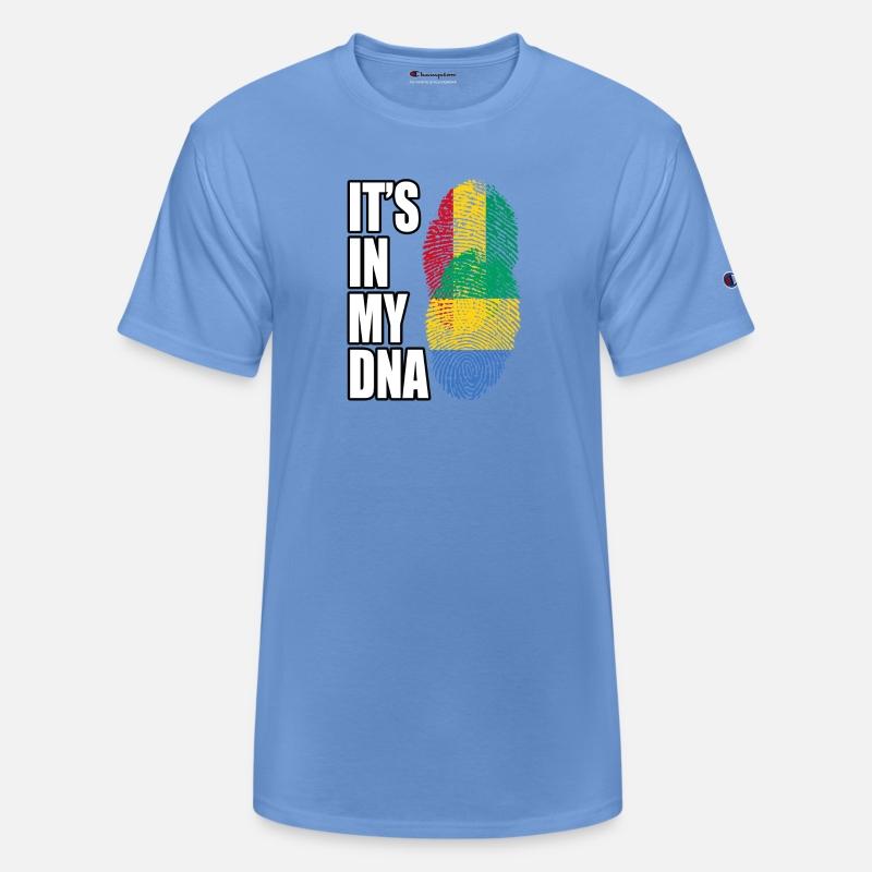 Guinean And Gabonese Mix Heritage DNA Flag