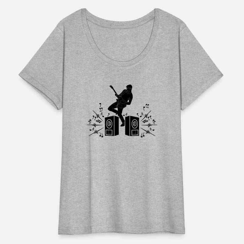 Guitar player with electric guitar