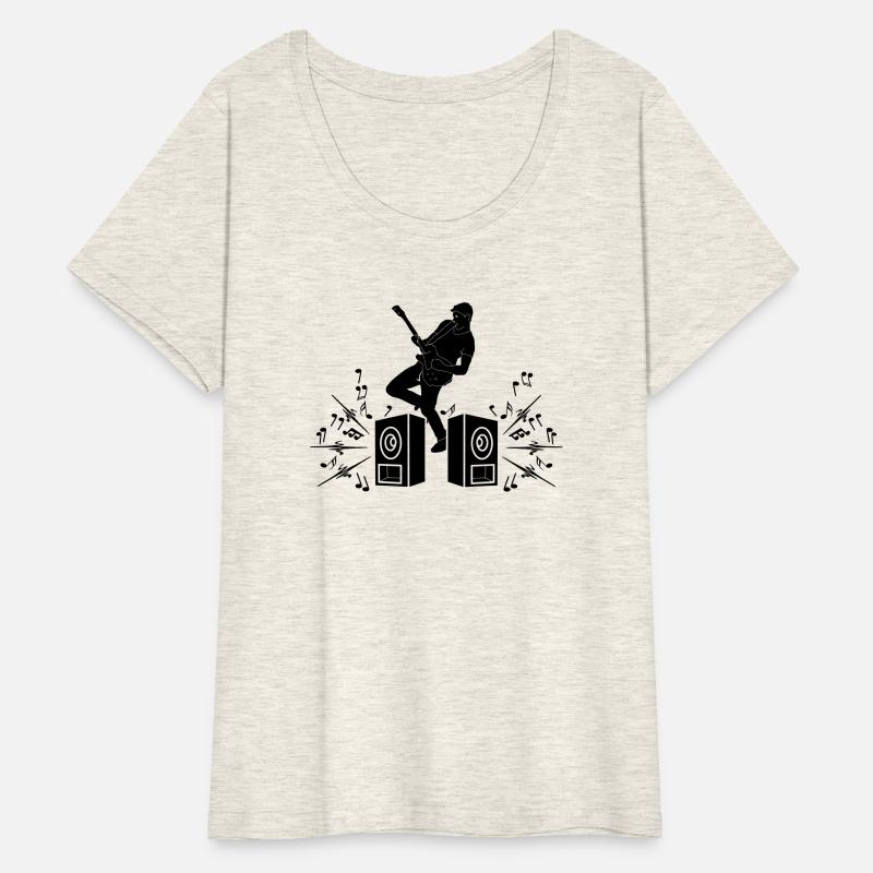 Guitar player with electric guitar