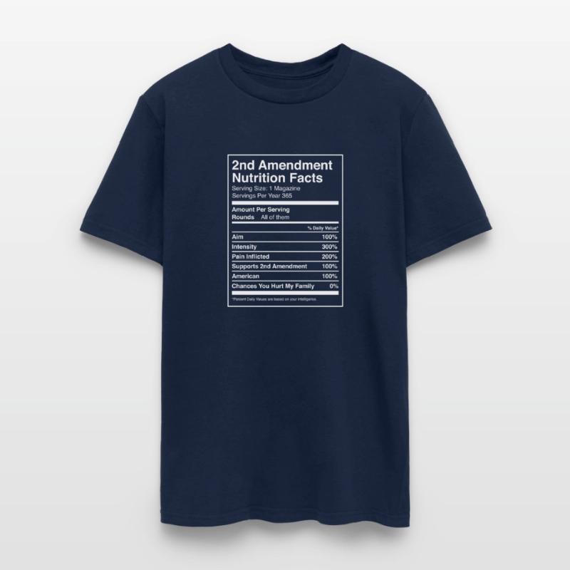 Gun Owner 2Nd Amendment Nutrition Facts