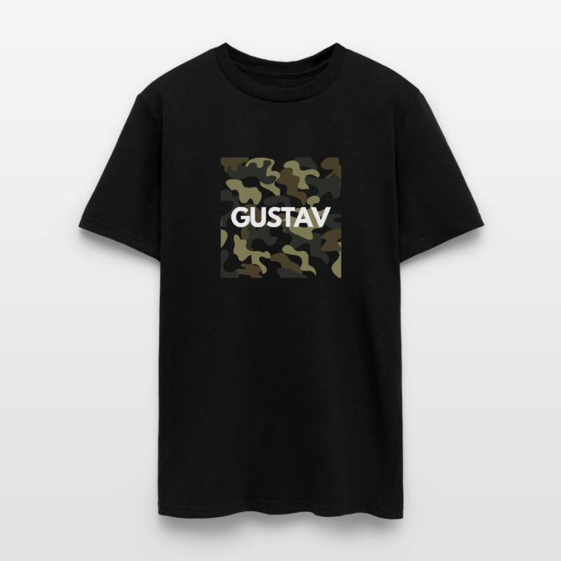 Gustav Name Hoodies Men Good Quality Camouflage