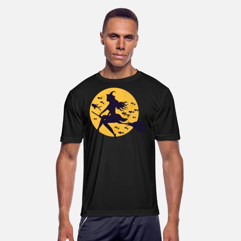 Halloween Witch on Broom Fish Creepy