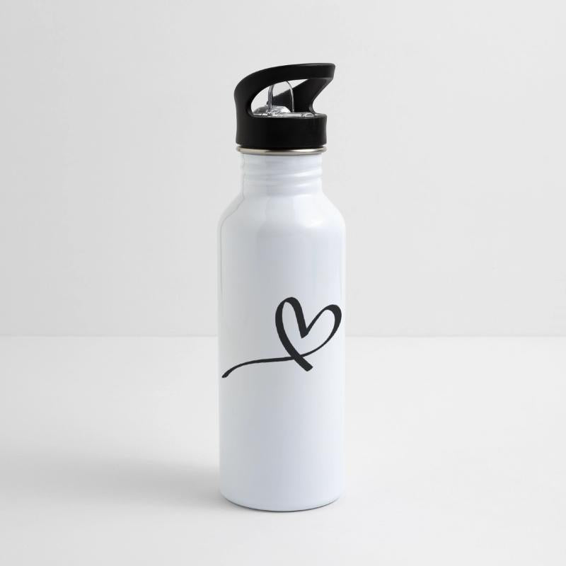 Hand drawn comic heart -love lover girlfriend cute