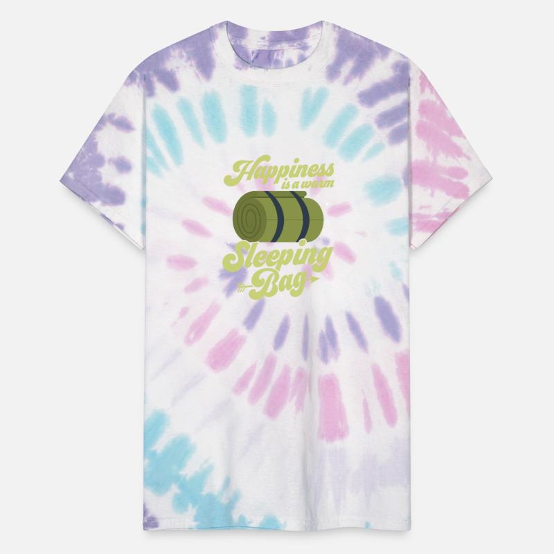 Happiness Is A Warm Sleeping Bag Camper Camping