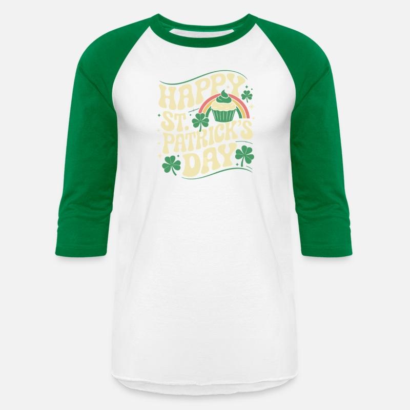 Happy St. Patrick's Day Cupcake - Retro Design