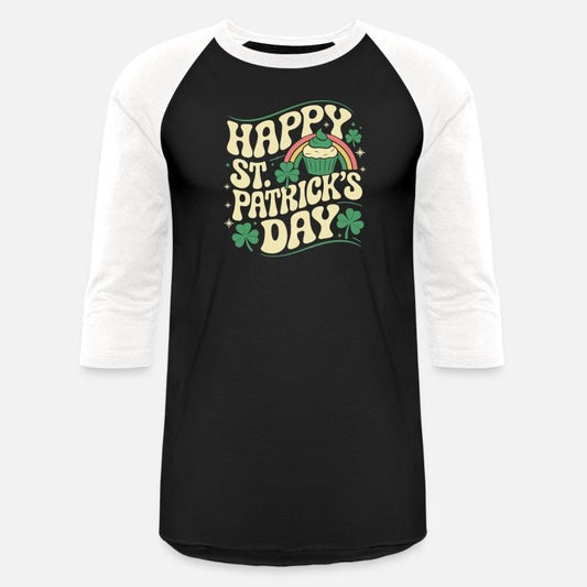 Happy St. Patrick's Day Cupcake - Retro Design