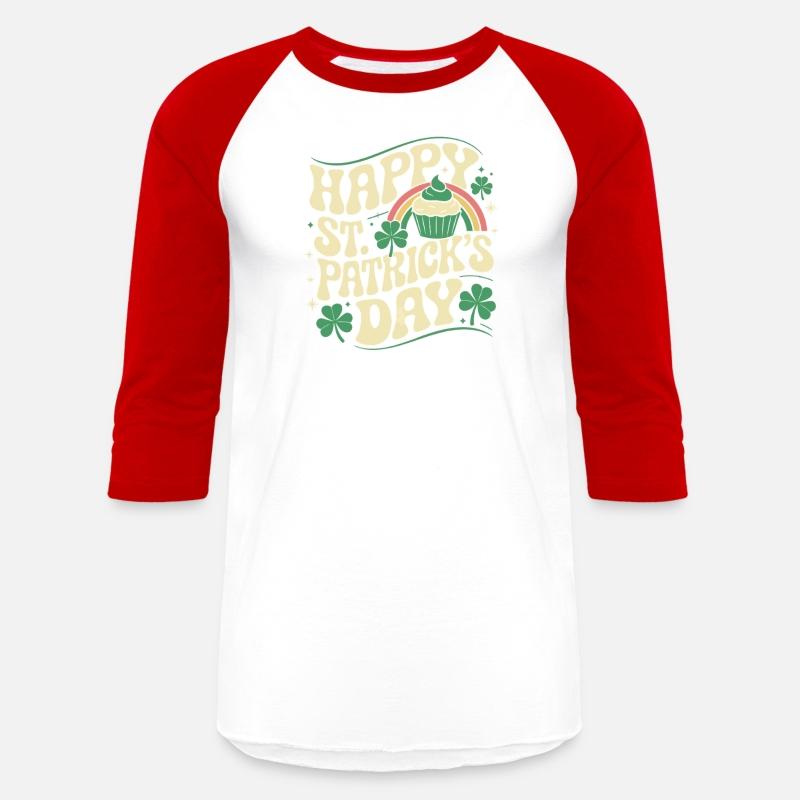 Happy St. Patrick's Day Cupcake - Retro Design